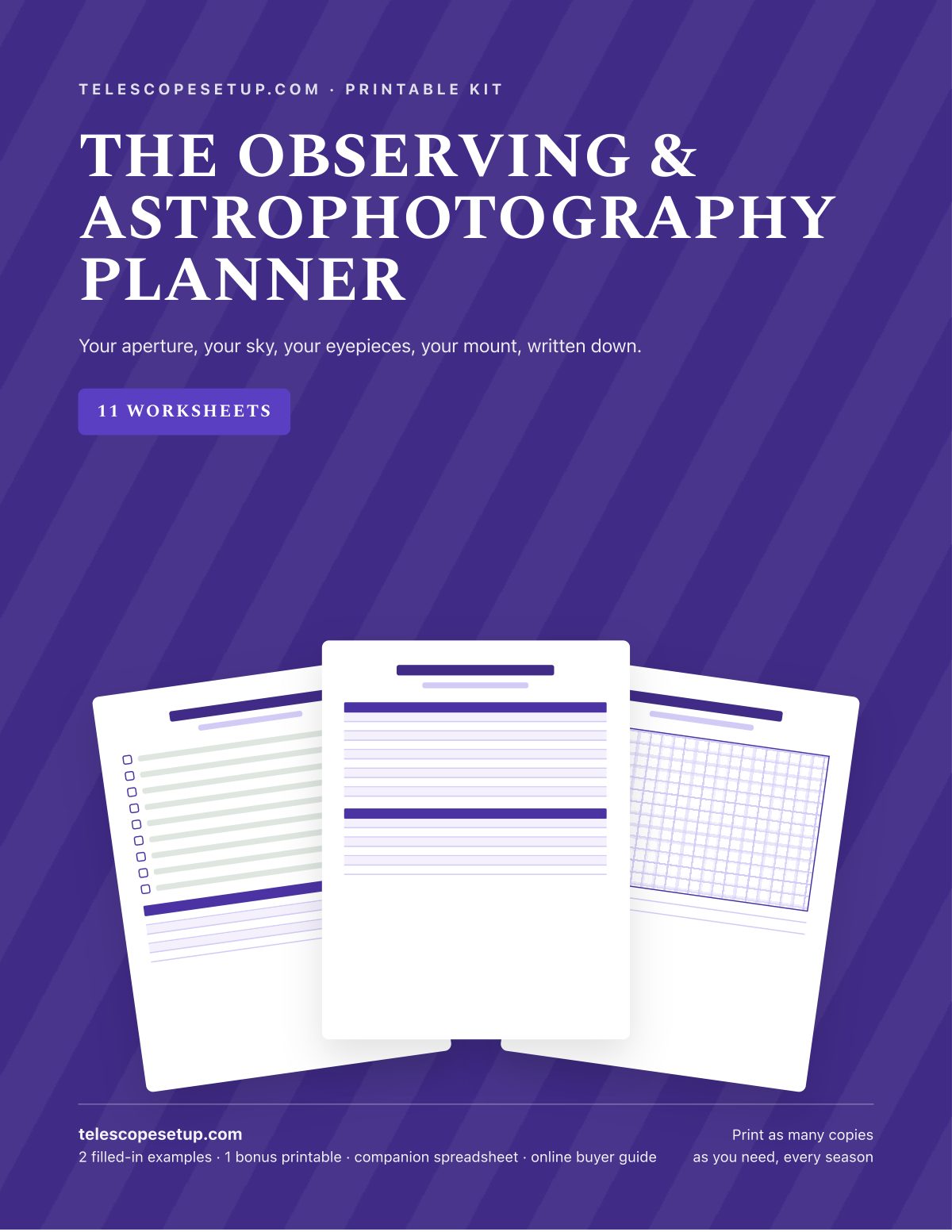 The Observing & Astrophotography Planner cover